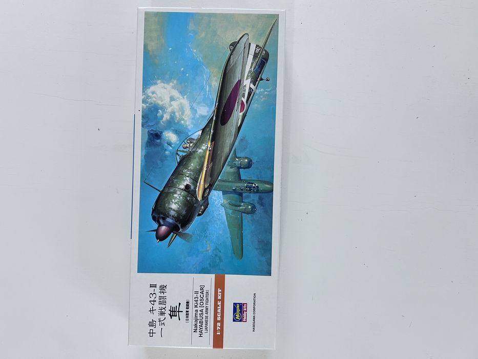 Samolot Nakajima Ki43 model do sklejania Hasegawa 00131