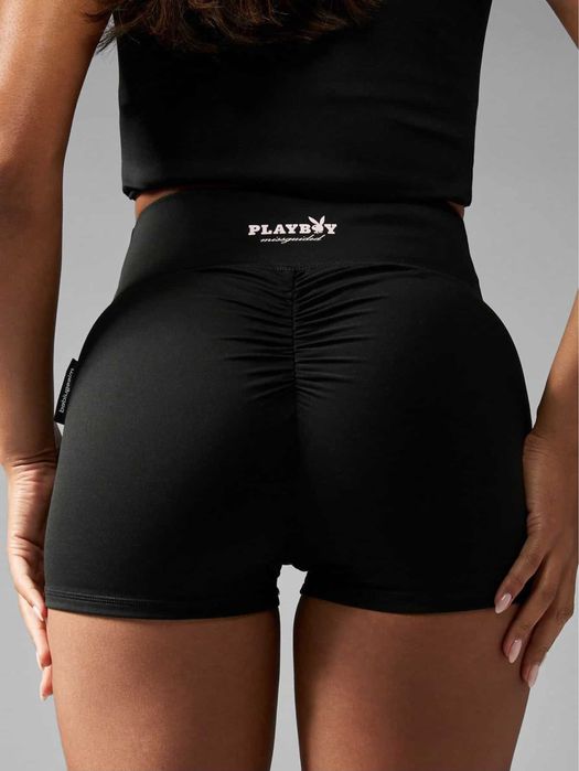 НОВИЙ! Костюм спортивний Playboy з асиметричною талією і пушап ефектом