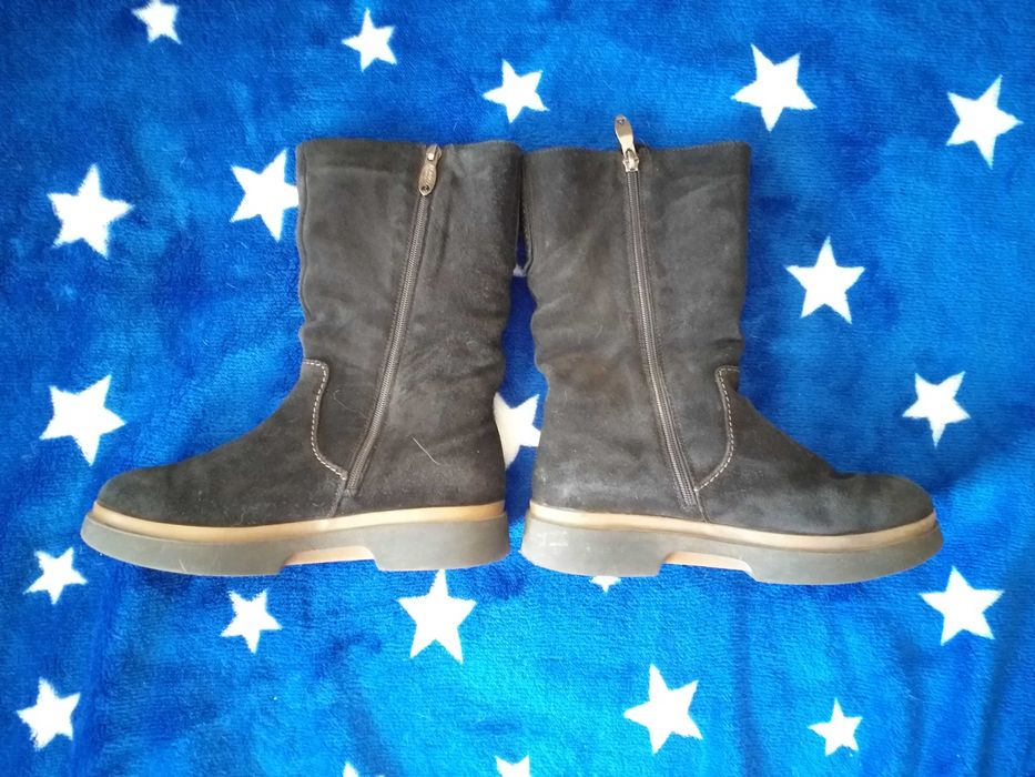 Зимові чоботи натуральна замша