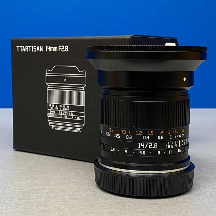 TTArtisan 14mm f/2.8 ASPH | Canon RF | NOVA | 3 ANOS DE GARANTIA