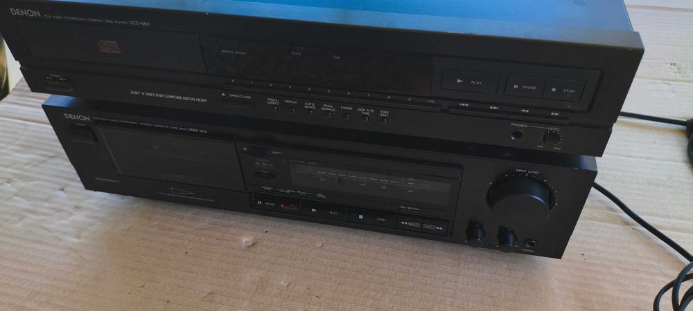 Denon Tape Deck DRM500 Disk Player DCD660