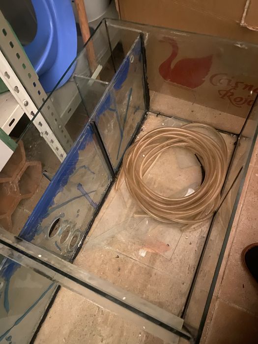 Aquario 120x45x34  com sump traseira