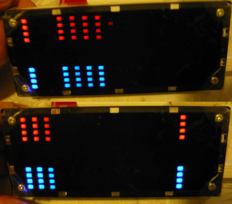 192 LED Analizator wskaźnik 8 Trybów audio spectrum widmo korektor