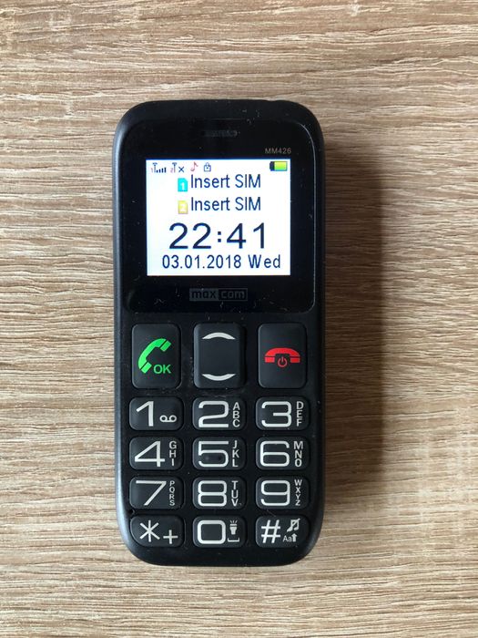 Telefon komórkowy Maxcom Comfort MM426/ dla seniora
