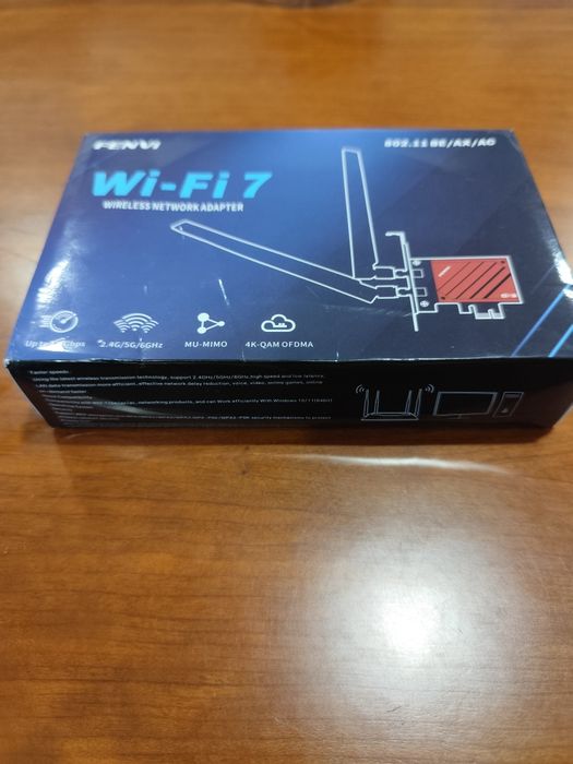 Placa de Rede FENVI Wi-Fi 7 PCIe Adapter