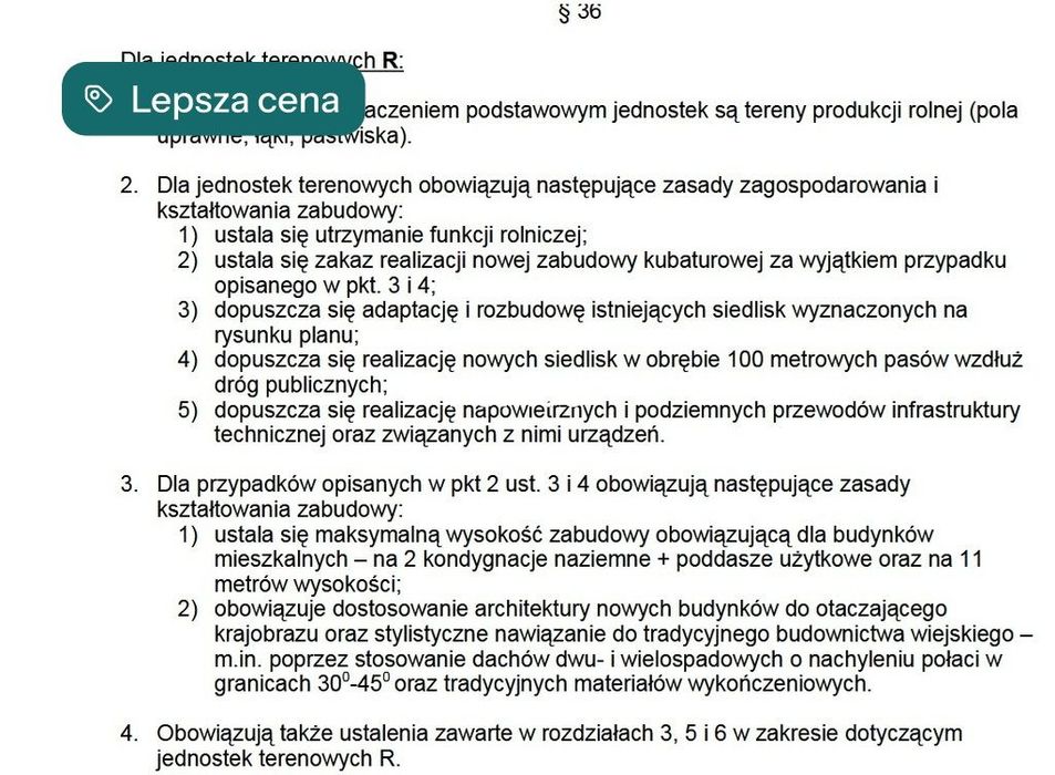 Działka 4800m² | MPZP | Kotłówka gm. Żelechów