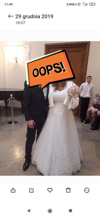 Suknia ślubna na duży biust