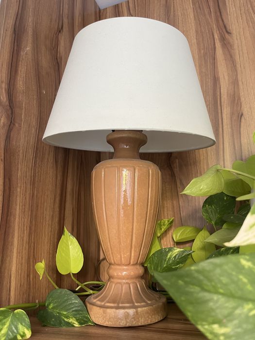Lampa stołowa ceramiczna wys 43 cm okazja