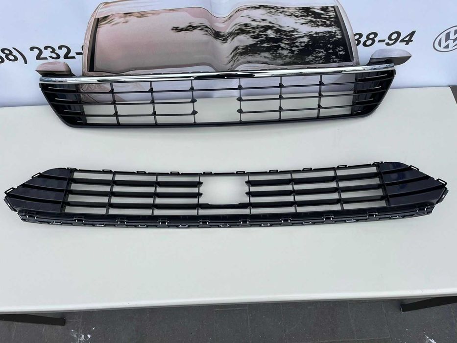 Vw e- golf vii 5ge решітка бампера передній 5ge853677a 5ge853101 хром