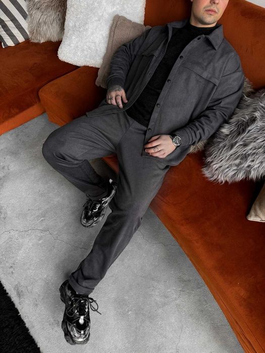 Чоловічий костюм Сорочка + Брюки / Мужская рубашка + штаны Комплект