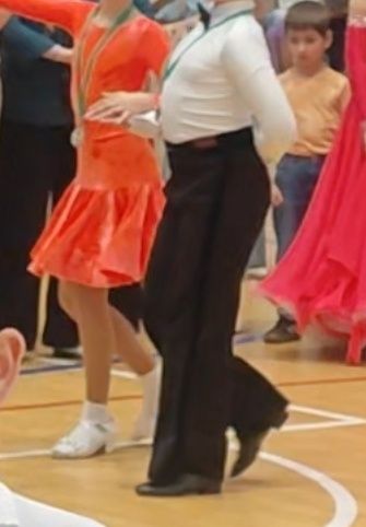 Сорочка штани бальні танці стандарт 146 152 158  об'єм талії 74 - 78 7