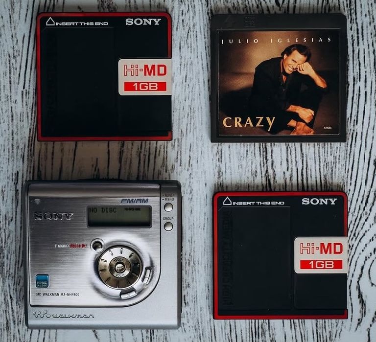 плеєр Sony Walkman NHF 800 hi-md