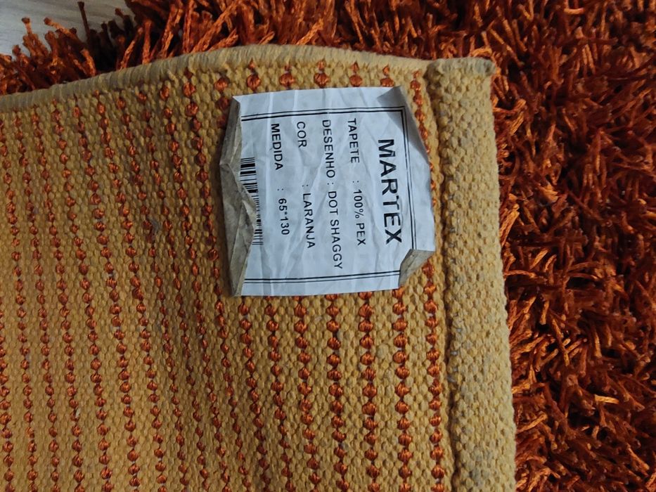 tapetes cor laranja