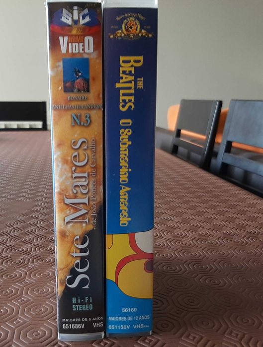 Filmes cassetes VHS Beatles Disney