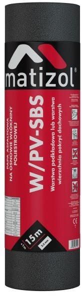 Papa wierzchniego krycia MATIZOL W/PV SBS  ROLKA 15M2 Radom