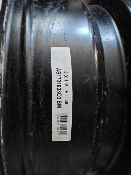 Alufelgi czarne 4 szt