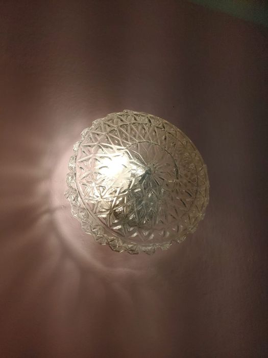 Lampa plafon  kryształowy