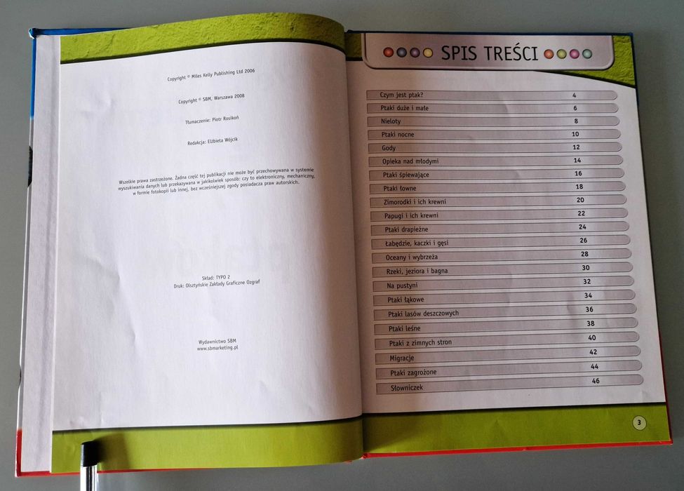 Życie na ziemi. Życie ptaków (wyd. SBM, red. Elżbieta Wójcik)