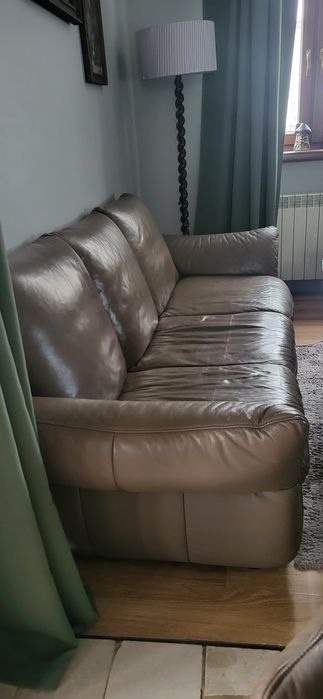 Komplet skórzany ch mebli