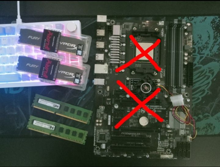 DDR3 16 + 16 gb Kingston Micron