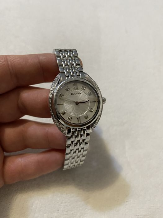 400€ Часы с Бриллиантами Bulova 96R212 жіночій годинник наручний