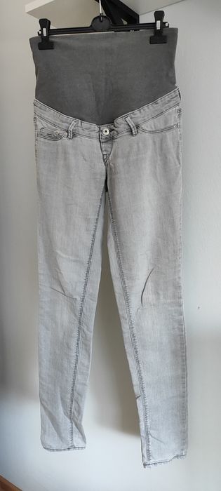 Spodnie ciążowe H&M 36 38 S M szare