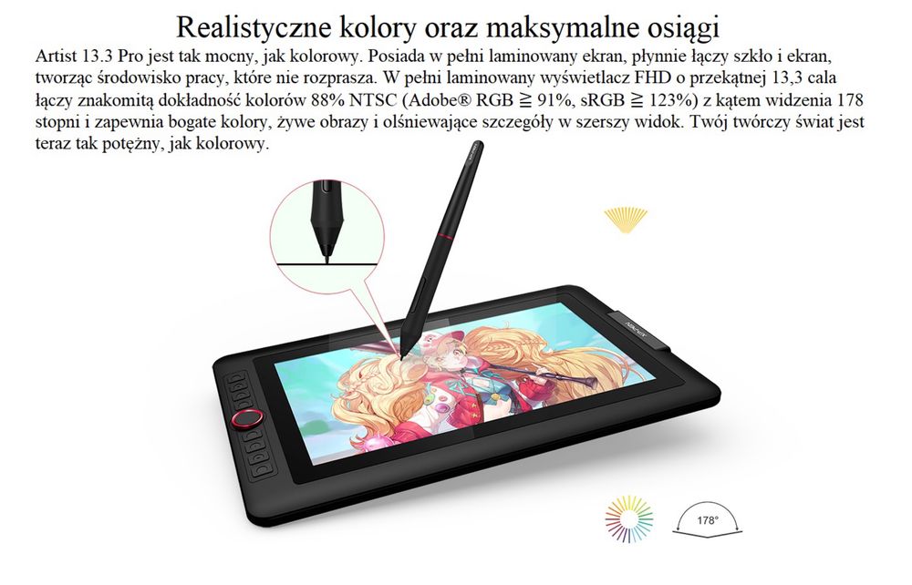 Tablet graficzny XP-PEN Artist 13.3 Pro