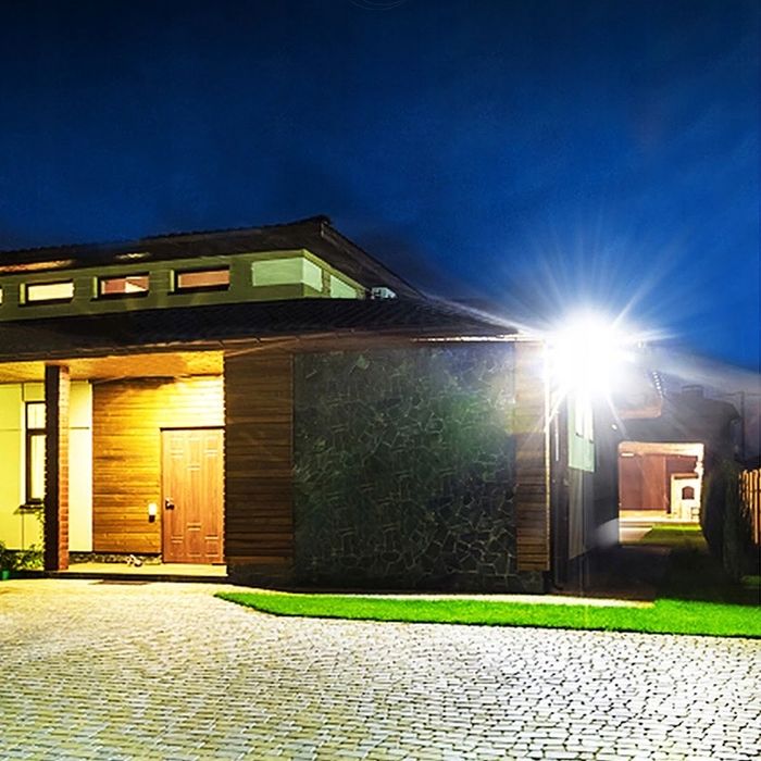 Lampa solarna 1000W CZUJNIK zmierzchu RUCHU z PILOTem halogen solar