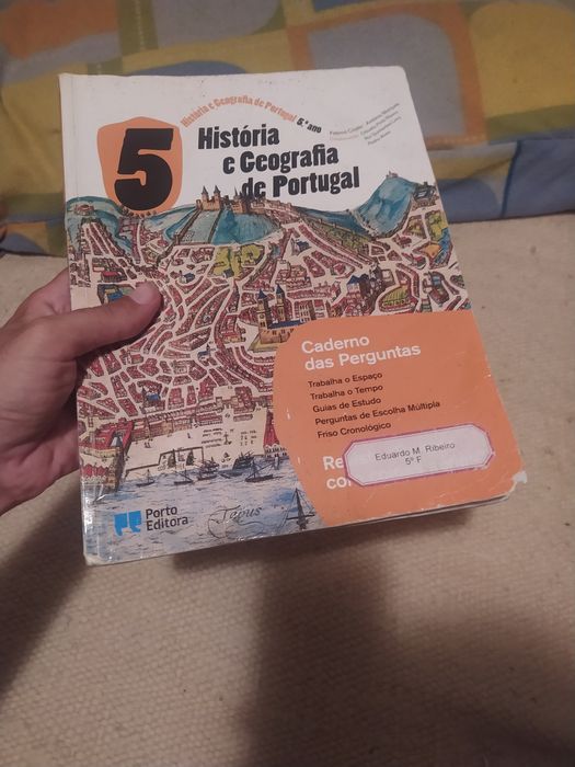 História e geografia de Portugal 5° ano caderno de perguntas - oferta dos portes de envio