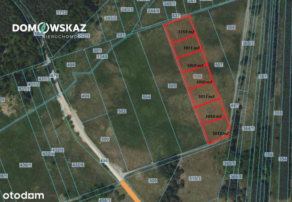 Twoja działka pod wymarzony dom - 1013 m2