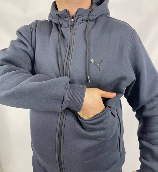 Мужской спортивный костюм Puma зимний теплый