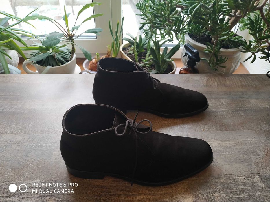 Мужские замшевые ботинки Prada оригинал