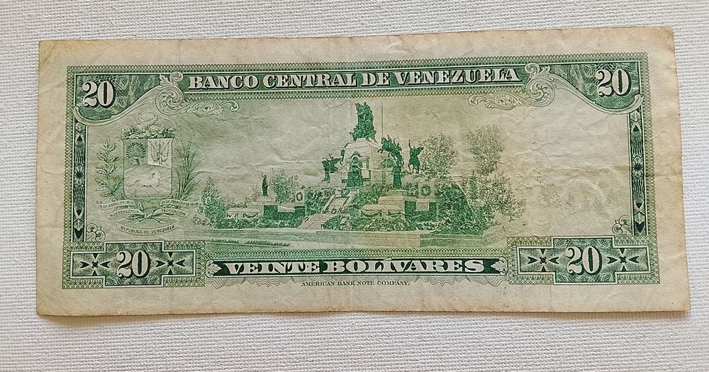 Nota 20  Bolívares 1972