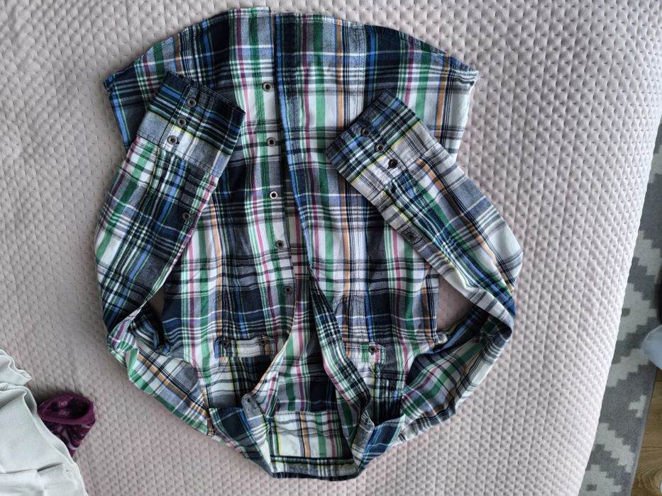 Koszula w kratę damska 36 s