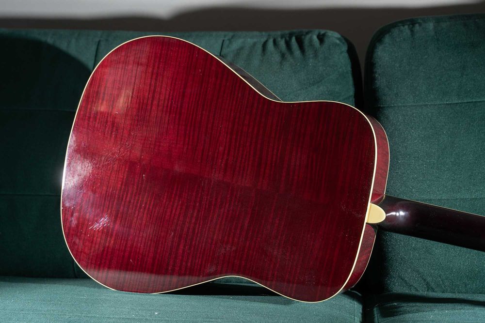 Yamaha FG740SFM VCS - gitara akustyczna, lity top, podpalany klon, stan bdb