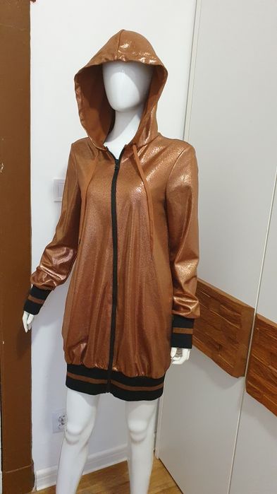 Bluza damska przedłużana z kapturem rozmnL/. XL Taniej 50 % ceny