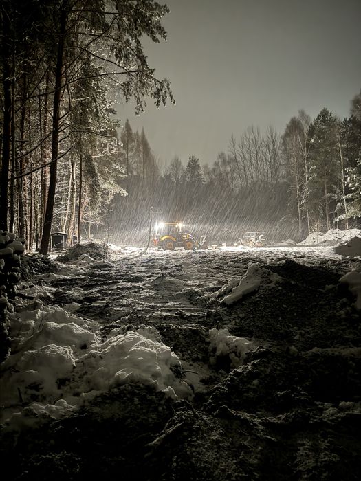 Usługi koparko ładowarką