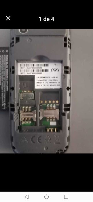 Telemóvel Mobiwire F2 como novo