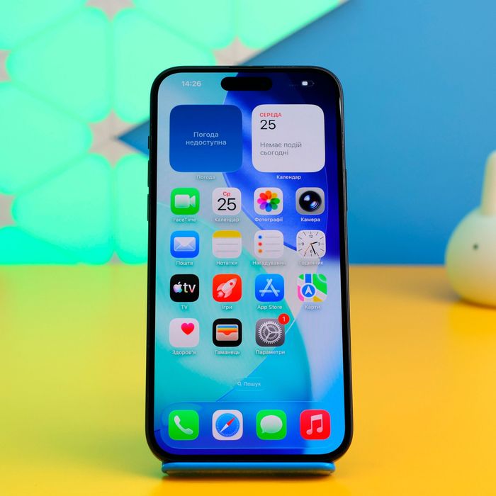 Смартфон Apple iPhone 15 Plus 128GB Black (159196) Б/У З ГАРАНТІЄЮ