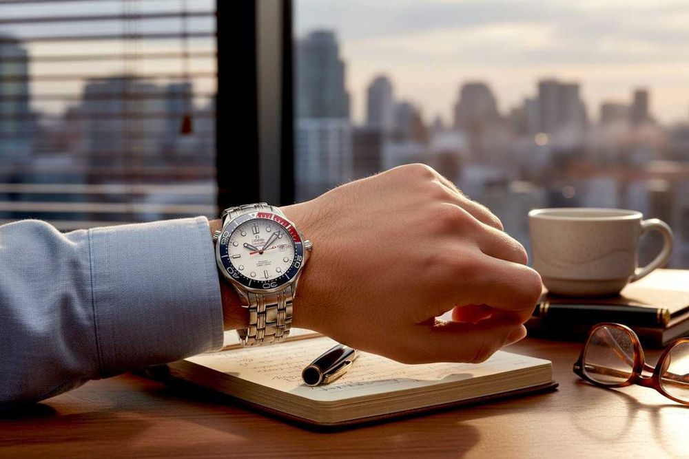 Zegarek Męski Omega Seamaster 300 Commander's  212.32.41.20.04.001