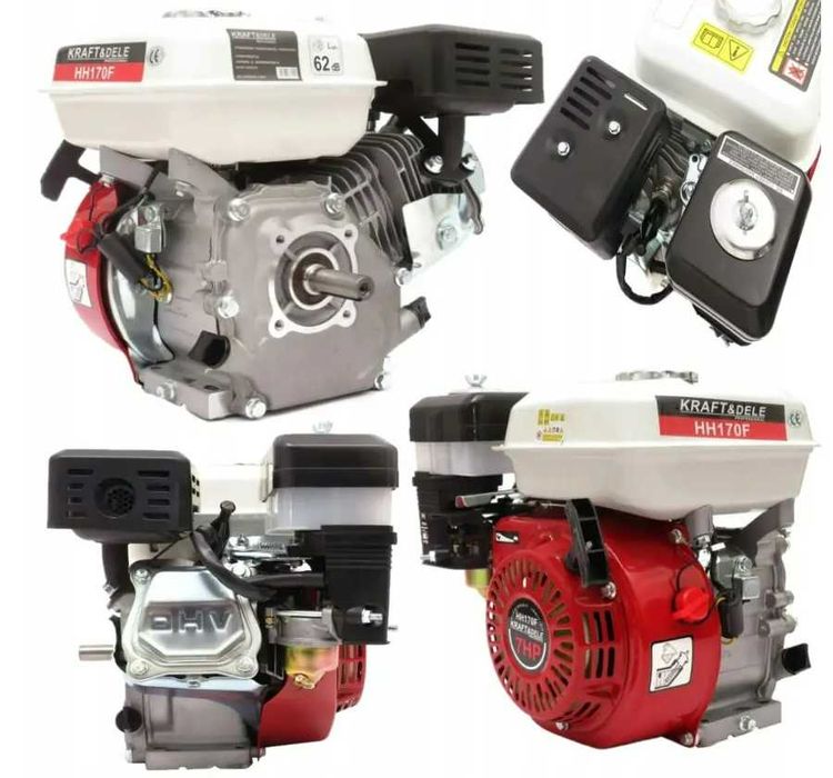 Двигун на мотоблок віброплиту 7 к.с. Kraft&Dele KD1825 Вал 20мм Польща