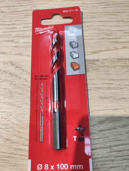 To wiertło udarowe do betonu Milwaukee 8mmPremium , prz