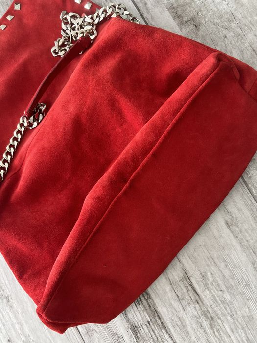 Zara сумка , натуральна замша