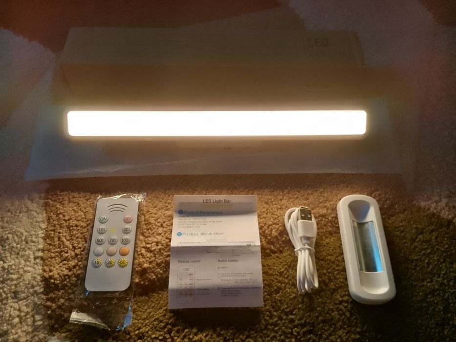 Лампа светильник ночник. Большая батарея, дисплей, пульт, яркость!!