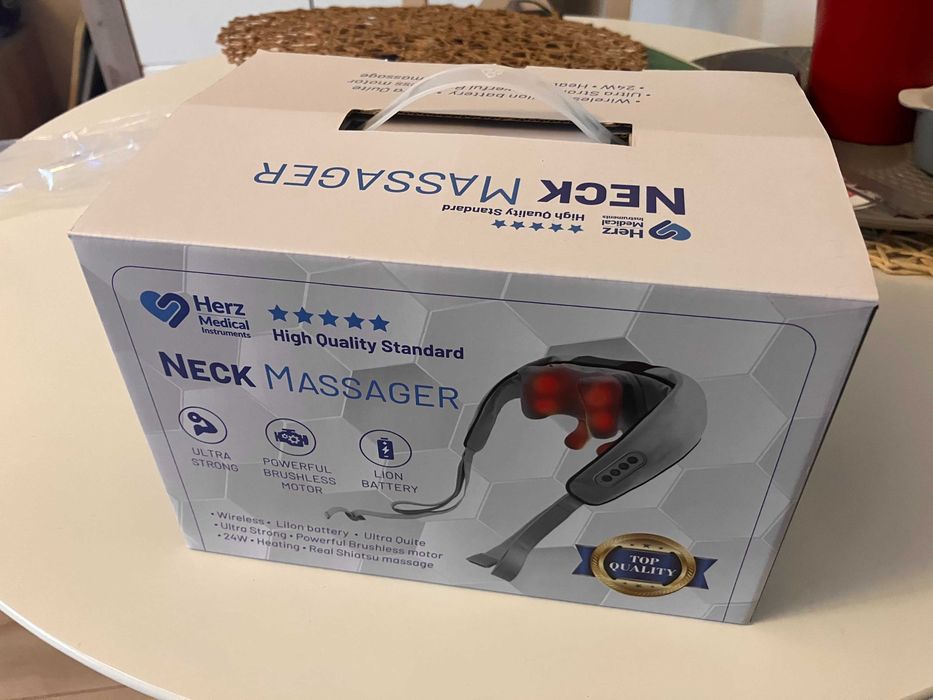 Masażer Herz Medical bezprzewodowy szyi karku