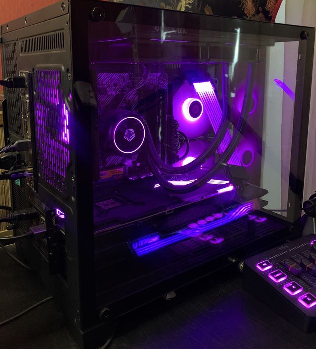 Игровой компьютео rtx 4070 ti super, Ryzen 7 5800x3d, 32gb ddr4, ssd 500gb+ssd1000gb