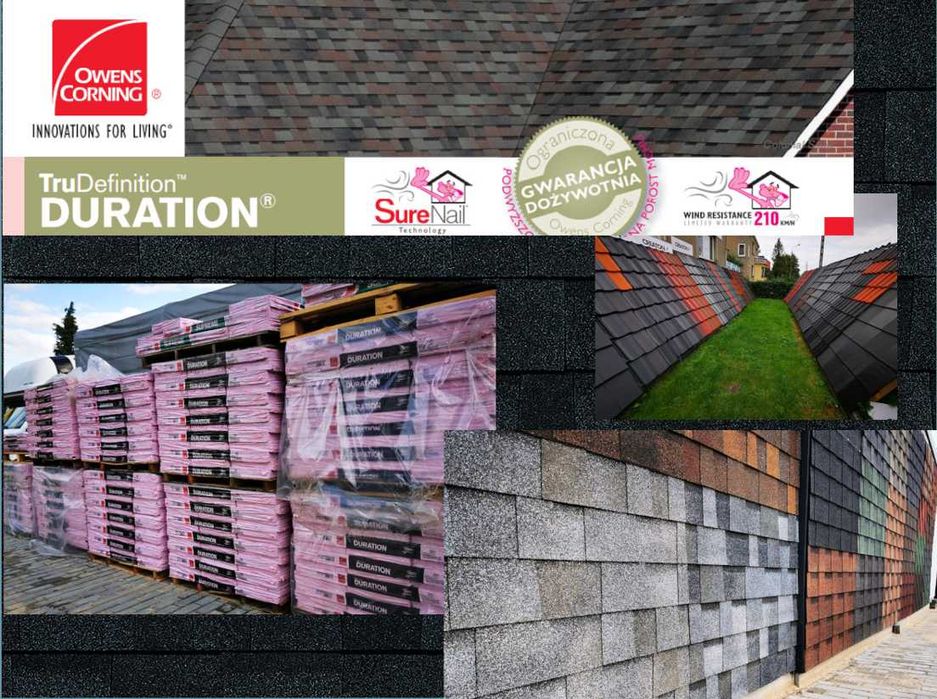 Gont Owens Corning Oryginalny z USA