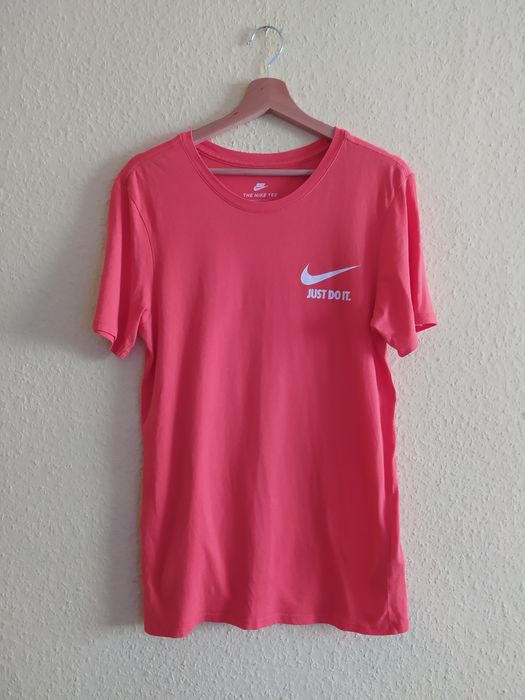 Koszulka Nike bawełna 100% pomarańczowa Just do it! vintage  S