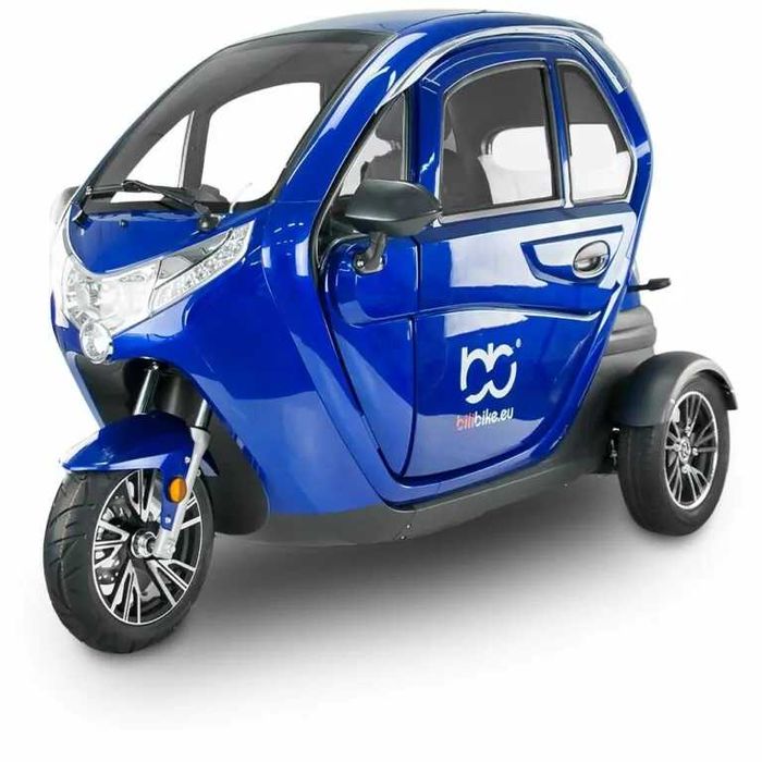 Motorower zabudowany bez prawa jazdy BiliBike  zasięg do 120hm