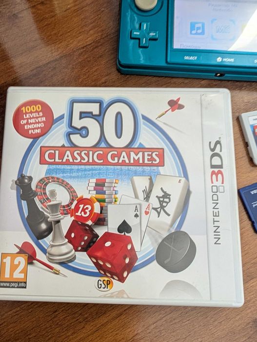 Nintendo 3DS Aqua Blue + Ігри + Карта пам'яті